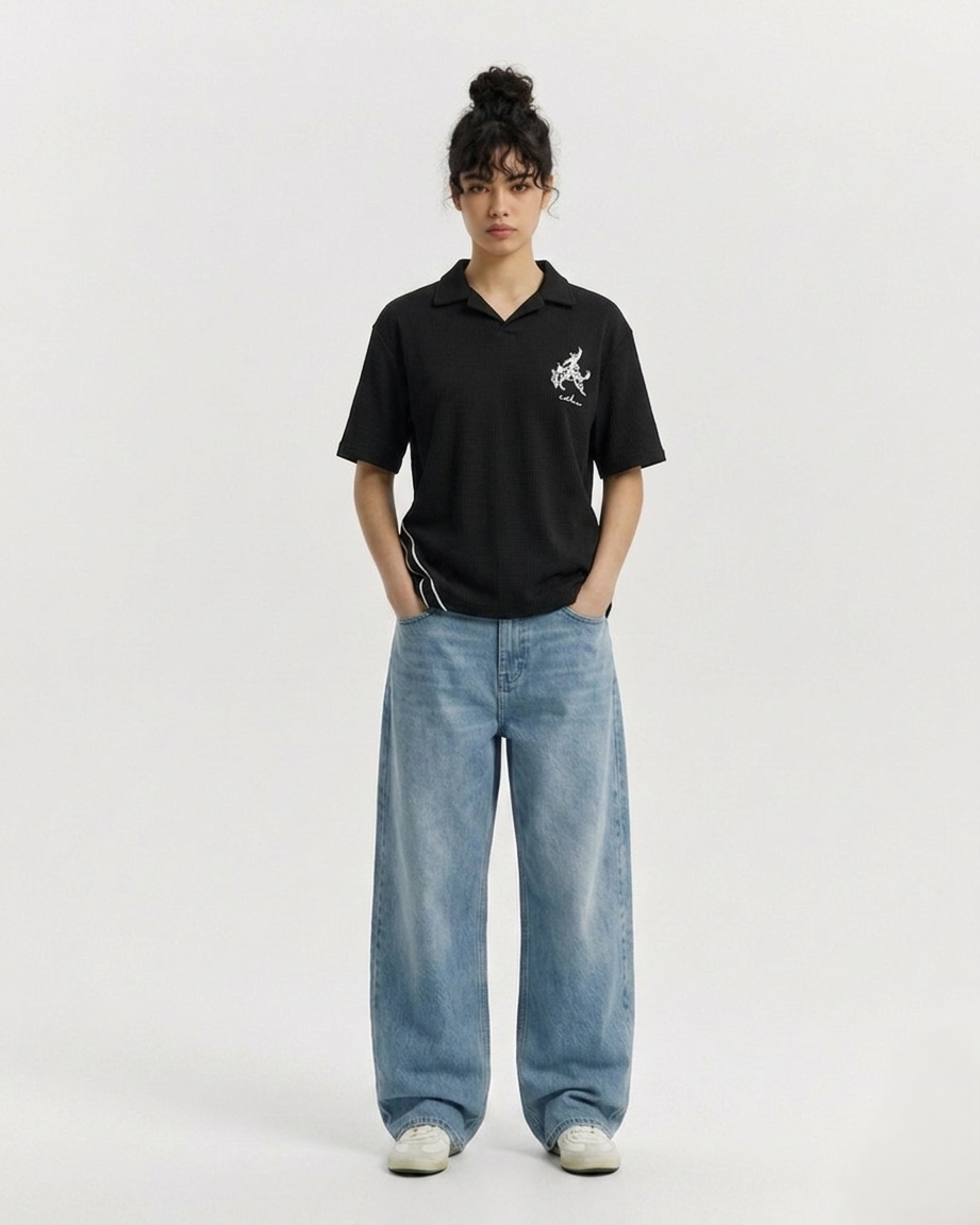 PHANTOM RIDER - POLO BLACK